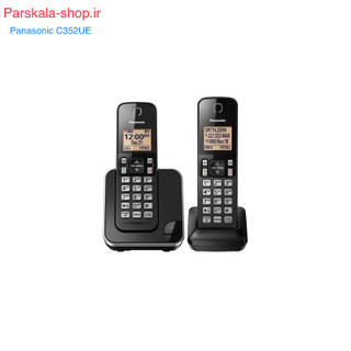 C352UE Panasonic قطعات ژاپن مونتاژ مالزی تلفن بیسیم دوگوشی پاناسونیک C352UE اصل مالزی
